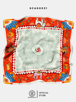 ผ้าพันคอ พิมพ์ลาย ฮินดู Collection III รหัส SCA00031 #SOdAPrintinG