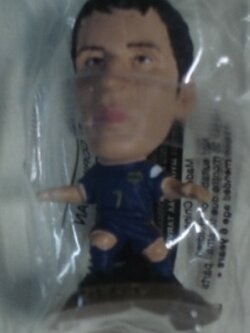 ตุ๊กตาโมเดลนักฟุตบอล ราอูล ทีมชาติสเปน โครินเธียน ไมโครสตาร์ - Membership 2004 Gold Base - MC2668 ใหม่ / RAUL SPAIN National Football Team Corinthian MicroStars Football Figure - Membership 2004 Gold Base - MC2668 NEW