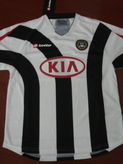 เสื้อฟุตบอล ทีมสโมสรอูดิเนเซ่ ชุดเหย้า 2005/06 ใหม่ M-Size / UDINESE Football Shirt Home Kit 2005/06 Jersey NEW M-Size