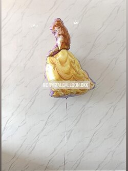 ลูกโป่ง วันเกิดเด็ก ฟอยล์เจ้าหญิง 1 ชิ้น พร้อมตกแต่ง สามารถเปลี่ยนฟอยล์ตกแต่งได้