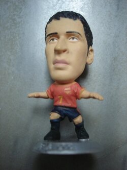 ตุ๊กตาโมเดลนักฟุตบอล ราอูล ทีมชาติสเปน โครินเธียน ไมโครสตาร์ - Series 8/2004 Silver Base - MC2118 ใหม่ / RAUL SPAIN National Football Team Corinthian MicroStars Football Figure - Series 8/2004 Silver Base - MC2118 NEW