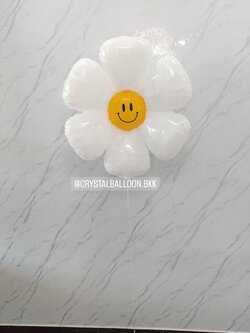 ลูกโป่ง ประดับภายในงาน ฟอยล์ดอกเดซี่ 1 ดอก พร้อมตกแต่ง สามารถติดข้อความได้