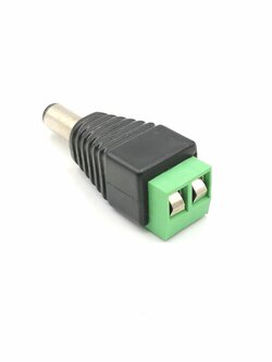 ปลั๊ก DC 2.5mm. ท้ายขันน็อต 2P #PR-DC-582 #J7