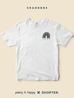 เสื้อยืด พิมพ์ลาย Magical Number Lucky Money 7824 สีขาว CEA00083 #เสื้อ #เสื้อยืด #minimalstylebyPEARY