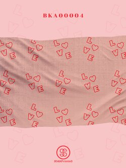ผ้าห่มอเนกประสงค์ พิมพ์ลาย LOVE II รหัส BKA00004 #SOdAblanket #SodAhome