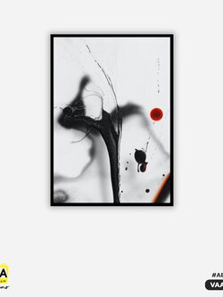 ภาพตกแต่งบ้านสำเร็จรูป BLACK INK VAA00009 #SOdAcollection #ภาพตกแต่งบ้านสไตล์แอ็บสแตรค #ABSTRACT