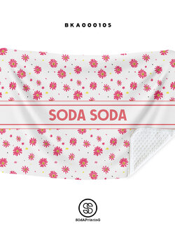 ผ้าห่ม ใส่ชื่อได้ Flower3 รหัส BKA00105 #SOdAblanket #SOdAhome
