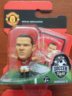 ตุ๊กตาโมเดลนักฟุตบอล ว.รูนี่ย์ สโมสรแมนเชสเตอร์ ยูไนเต็ด ซอคเกอร์สตาร์ซ - SOC031 (2013) ใหม่ / W.ROONEY MANCHESTER UNITED Football Club SoccerStarz Football Figure - SOC031 (2013) NEW