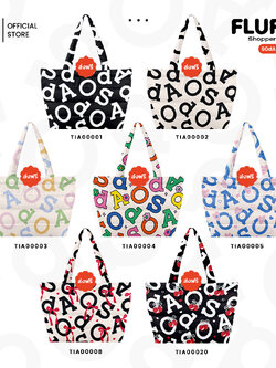 กระเป๋า Fluffy Shopper Tote Bag SOdA Original Collection รหัส TIA00001-TIA00020 #SOdAPrintinG