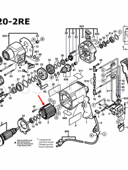 ฟิลคอยล์ สว่านกระเเทก Bosch บอช GSB 20-2RE Pn.1604220254 (แท้-สั่ง)