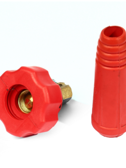 ข้อต่อเกลียวติดสายเชื่อมแดง เครื่องเชื่อม VALU วาลู รุ่น F500 Pn.V108P-F500040 ##