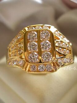 ****แหวนชายแบบ Modern หรูหรามากกกก ดูไฮโซ เสี่ยสุดๆๆๆคะ ทันสมัยมากคะ รหัส BR803