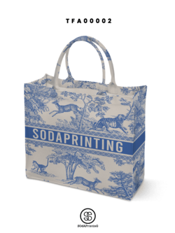 กระเป๋า Book Tote Bags ลาย FOREST รหัส TFA00002 #ใส่ชื่อได้ #SOdAbag #SOdAPrintinG #ForestCollection
