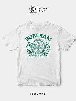 เสื้อยืด พิมพ์ลาย ตราสัญลักษณ์จังหวัดบุรีรัมย์ Buri Ram รหัส TSA00481 #ตราสัญลักษณ์จังหวัด #SOdAtee #SOdAPrintinG