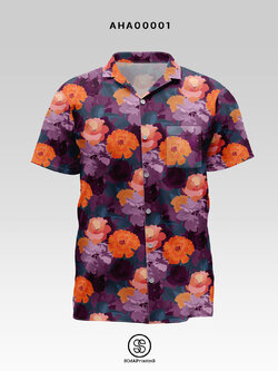 เสื้อฮาวาย Hawaii Shirt Summer Collection AHA00001 #เสื้อฮาวาย #SOdAPrintinG
