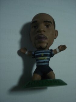 ตุ๊กตาโมเดลนักฟุตบอล อาเดรียโน่ สโมสรอินเตอร์ มิลาน โครินเธียน ไมโครสตาร์ - Series 11/2005 Green Base - MC3411 / ADRIANO INTER MILAN Football Club Corinthian MicroStars Football Figure - Series 11/2005 Green Base - MC3411