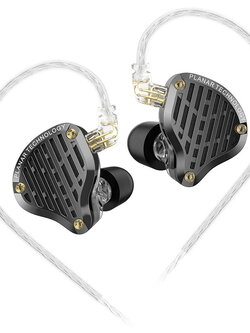 KZ PR3 หูฟัง IEMs ไดรเวอร์ Planar 13.2mm สาย OFC ชุบเงิน ประกันศูนย์ไทย