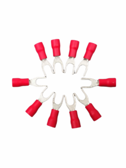 หางปลาแฉก มีปลอกหุ้ม SV 1.25-4 (ห่อ=10ตัว)