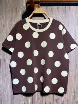 เสื้อยืดลายpolka dot 9am