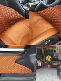 พรม6ดี ปูพื้นรถ Nissan 370Z เข้ารูป เต็มคัน