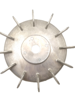 ใบพัดมอเตอร์ อลูมิเนียม 14" ขนาดดุม 100 มิล รูใน 34.5 มิล (สั่ง-หล่อ)