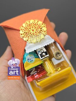 สังฆทานจิ๋ว9อย่าง ใส่บาตร ถวายพระ | ชุดบูชาอย่างดี ชุดถวายพระธุดงค์