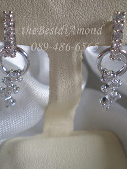 BE607RD+++ต่างหูตุ้งติ้งสไตน์ Modern ดีไซน์สวย เก๋ไก๋ รูปแบบ 2 ชิ้นต่อกัน ผสมผสานดีไซน์ลงตัว สวยมากค่ะ ใส่แล้วทันสมัยสุดๆ