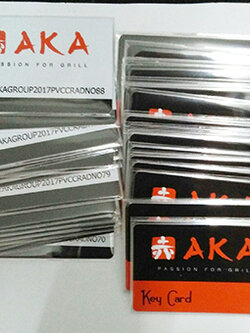 การ์ดไอเดีย บัตรพีวีซี สีไม่ลอก ไม่จาง