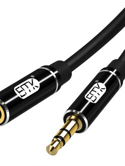 ERTK BlackExtender สายเพิ่มความยาวหูฟัง เกรดสำหรับหูฟัง สายฉนวน TPU ยืดหยุ่นสูง ประกันศูนย์ไทย