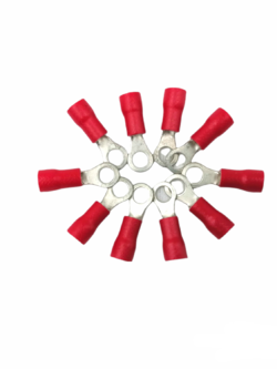 หางปลากลม มีปลอกหุ้ม RV 1.25-4 (ห่อ=10ตัว)