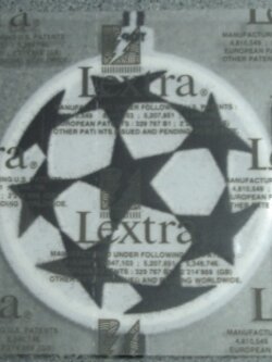 อาร์มสัญลักษณ์ฟุตบอล การแข่งขันฟุตบอลยูฟ่า แชมป์เปี้ยนส์ ลีก - UCL STARBALL 2000/01 PLAYER SIZE ใหม่ / UEFA CHAMPIONS LEAGUE International Football Club Tournament PLAYER SIZE Football Patch/Badge - UCL STARBALL 2000/01 NEW