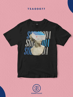 เสื้อยืดพิมพ์ลาย SOdA Statue สีดำ TSA00077 #SOdAtee #SOdAPrintinG #เสื้อ #เสื้อยืด