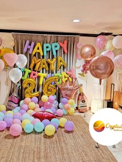 เซ็ท HAPPY BIRTHDAY สีสัน สดใส ชุดใหญ่ พร้อมตกแต่ง มอบความประทับใจแด่คนพิเศษของคุณ