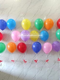 ลูกโป่ง ช่อลูกโป่ง ช่อ 3 ลูก 6 ช่อ Theme หลากสี พร้อมตกแต่ง สามารถเปลี่ยนสีลูกโป่งได้