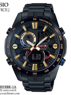 EDIFICE EFA-201RBK-1A