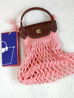 **พร้อมส่ง ไม่ต้องพรี** กระเป๋า Longchamp Fillet สี Rose ของแท้ 100% ความตะมุตะมินี้ ที่ทุกคนตามหา