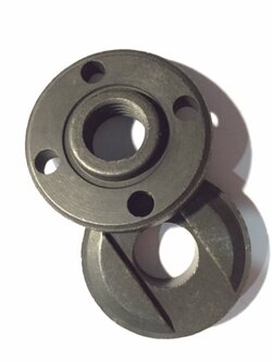 #EL08 ประกับใบ, ล็อคใบ หินเจียร 5-7นิ้ว (รูเกลียวใน 14mm.) Makita รุ่น GA5010, GA5020, GA5030, GA6010, GA7010, GA7050, 9005B, 9607, 9079, 9015, 9049, 9069