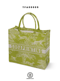 กระเป๋า Book Tote Bags ลาย FOREST รหัส TFA00005 #ใส่ชื่อได้ #SOdAbag #SOdAPrintinG #ForestCollection