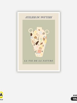 ภาพตกแต่งบ้านสำเร็จรูป Vase VAA00017 #SOdAcollection #ภาพตกแต่งบ้านสไตล์แอ็บสแตรค #ABSTRACT