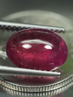 ทับทิมสีชมพูแดงสวย 4.40 กะรัตหลังเบี้ย (1248)