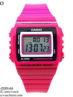 CASIO W-215H-4A