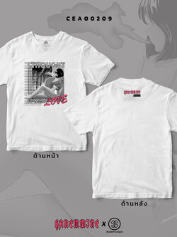 เสื้อยืด พิมพ์ลาย I THOUGHT IT WAS LOVE สีขาว CEA00209 #เสื้อ #เสื้อยืด #Haremmine