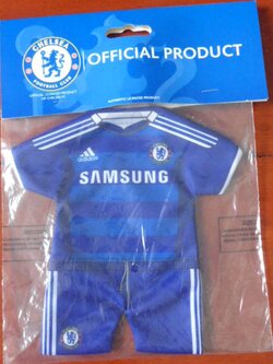 มินิคิต ชุดเสื้อติดกระจก ฟุตบอล สโมสรเชลซี - HOME KIT 2011/12 ใหม่ / CHELSEA Football Club Mini Kit - HOME KIT 2011/12 NEW