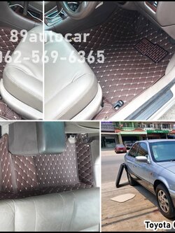 ตัดพรมเข้ารูปรถ ปูพื้น Toyota Camry โฉมไม้บรรทัด