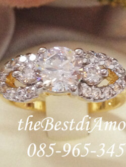 BR214+++แหวนสไตน์เพชรชู พร้อมบ่าข้าง สุดสวย งานเลิส ดูดี ไม่เวอร์มาก เพชรวิ๊งๆ เล่นไฟสุดๆๆๆ ใส่ติดนิ้ว หรือ ออกงานก็ดูดี