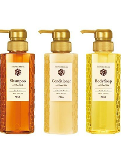 POLA Shower Break with Royal Jelly แชมพู / ครีมนวด / ครีมอาบน้ำ 280 ml. **ขวดจริง ขวดแท้**