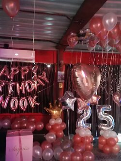 ลูกโป่ง วันเกิด HAPPY BIRTHDAY ชุดใหญ่ สุดเซอร์ไพรส์ มอบความพิเศษให้คนรัก พร้อมตกแต่ง สามารถเปลี่ยนสีลูกโป่ง/เปลี่ยนสี-ฟอยล์ตัวเลข-ฟอยล์ตกแต่งได้