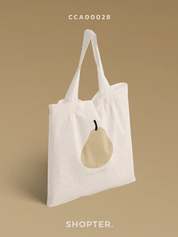 กระเป๋าแคนวาส Brown Peary CCA00028 #minimalstylebyPEARY