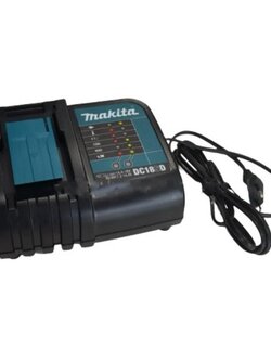 เครื่องชาร์จแบตเตอรี่ 14.4 โวลต์ - 18 โวลต์ รุ่นมาตรฐาน Makita รุ่น DC18SD Pn.194533-6 (แท้) ##(*)