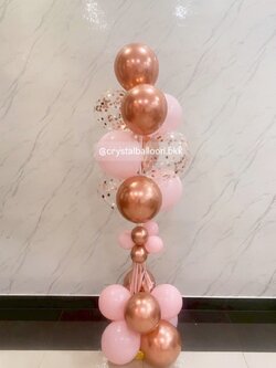 เสาช่อลูกโป่ง เปิดงาน เสาช่อลูกโป่ง ช่อ 10 ลูก 1 เสา พร้อมตกแต่ง สามารถเปลี่ยนสีลูกโป่งได้